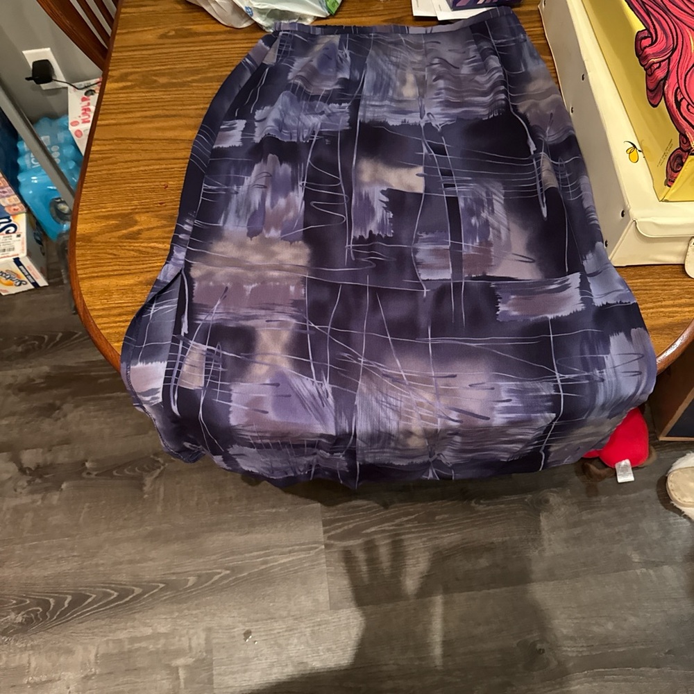 Requirements Artistic Purple Pencil Skirt